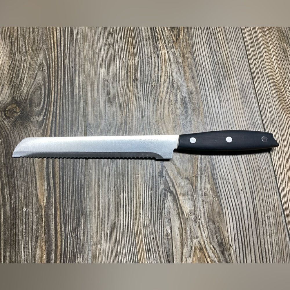 Hampton Forge 8 Inch Blade Kitchen Bread Knife Mirage Superior Steel No Stain